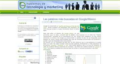 Desktop Screenshot of hablemosdetecnologiaymarketing.blogspot.com