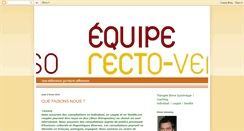 Desktop Screenshot of equiperectoverso.blogspot.com