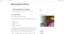 Desktop Screenshot of makingdollaronline.blogspot.com