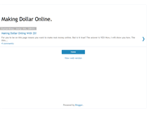 Tablet Screenshot of makingdollaronline.blogspot.com