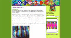 Desktop Screenshot of colscreations.blogspot.com