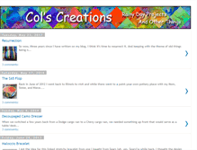 Tablet Screenshot of colscreations.blogspot.com