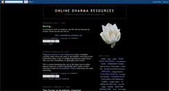 Desktop Screenshot of onlinedharma.blogspot.com