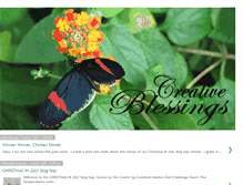 Tablet Screenshot of creativeblessings.blogspot.com