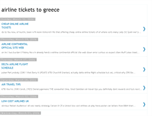 Tablet Screenshot of airlineticketstogreece.blogspot.com