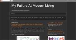 Desktop Screenshot of myfailureatmodernliving.blogspot.com