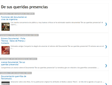 Tablet Screenshot of desusqueridaspresencias.blogspot.com