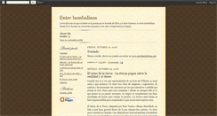 Desktop Screenshot of entrelasbambalinas.blogspot.com