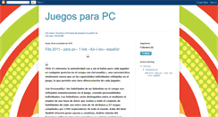 Desktop Screenshot of juegosparacomputadora.blogspot.com