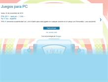 Tablet Screenshot of juegosparacomputadora.blogspot.com