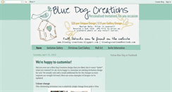 Desktop Screenshot of bluedog-creations.blogspot.com