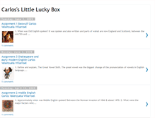 Tablet Screenshot of carlosslittleluckybox.blogspot.com