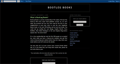 Desktop Screenshot of bootlegbooks.blogspot.com