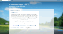 Desktop Screenshot of komunitasbloggertasik.blogspot.com