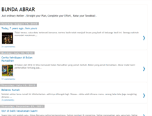 Tablet Screenshot of bunda-abrar.blogspot.com