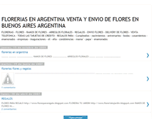 Tablet Screenshot of floreriasenargentina.blogspot.com