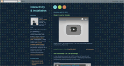 Desktop Screenshot of interactivityinstallation.blogspot.com