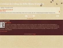 Tablet Screenshot of colinasdebellomonte.blogspot.com