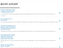 Tablet Screenshot of glycolic-acid-peel-df.blogspot.com