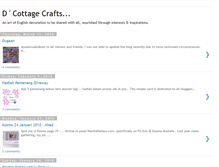 Tablet Screenshot of dcottagecrafts.blogspot.com