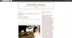 Desktop Screenshot of poiemapages.blogspot.com