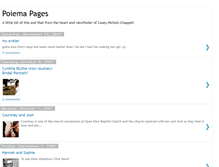 Tablet Screenshot of poiemapages.blogspot.com