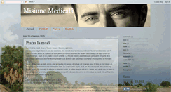 Desktop Screenshot of misiunemedicala.blogspot.com