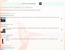 Tablet Screenshot of lemonsandchambray.blogspot.com