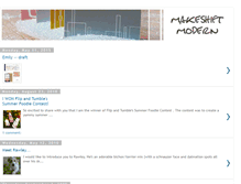 Tablet Screenshot of makeshiftmodern.blogspot.com
