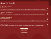 Tablet Screenshot of greentea--benefits.blogspot.com