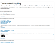 Tablet Screenshot of peace-building.blogspot.com