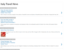 Tablet Screenshot of italy-travel-news.blogspot.com