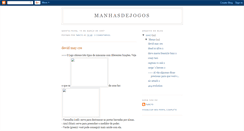 Desktop Screenshot of manhasdejogos.blogspot.com