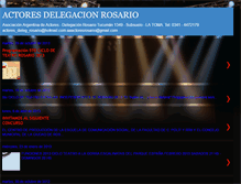 Tablet Screenshot of actoresdelegacionrosario.blogspot.com