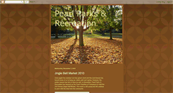 Desktop Screenshot of pearlparksandrecreation.blogspot.com