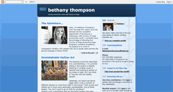 Desktop Screenshot of bethanythompson.blogspot.com