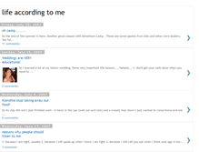 Tablet Screenshot of lifeaccordingtojess.blogspot.com