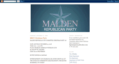 Desktop Screenshot of maldengop.blogspot.com