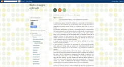 Desktop Screenshot of biotecnologia-aplicada.blogspot.com