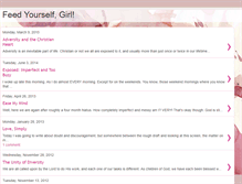 Tablet Screenshot of feedyourselfgirl.blogspot.com