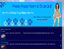 Tablet Screenshot of freefreeitemsstardoll.blogspot.com