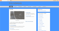 Desktop Screenshot of polysemique.blogspot.com