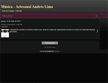 Tablet Screenshot of musica-artesanal.blogspot.com