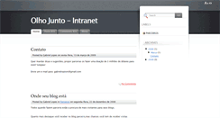 Desktop Screenshot of olhojunto-intranet.blogspot.com