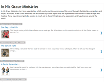 Tablet Screenshot of inhisgraceminisries.blogspot.com