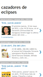 Mobile Screenshot of cazadoresdeeclipses.blogspot.com