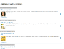 Tablet Screenshot of cazadoresdeeclipses.blogspot.com