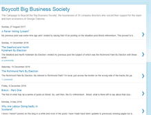 Tablet Screenshot of boycottbigbusinesssociety.blogspot.com