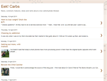 Tablet Screenshot of eekcarbs.blogspot.com