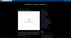 Desktop Screenshot of kuriansworld.blogspot.com